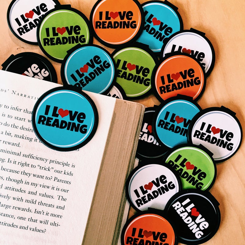 Fun-N-Nuf 75 Pack Bulk Clip Over The Page Bookmarks for Kids, I Love Reading Theme, Student Incentives, Classroom Rewards, Reading Prizes, Party Favors, School Gifts, Read Across America, Summer Program - Image 3